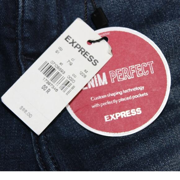 Express Denim‎ NWT Size 00Reg MidRise Ankle Leggings - Picture 4 of 7